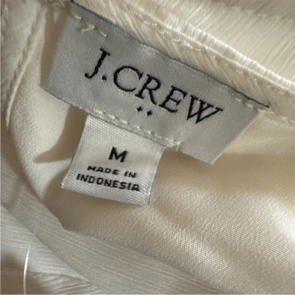 J Crew Long-sleeve top with smocked cuffs in Ivory Size M $79.50 - Picture 7 of 7